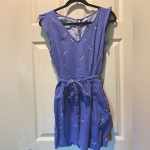 Old Navy Purple Floral Romper